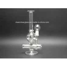 Creative Clear Glass Oil Rig with Fab Egg and Inliner Perc